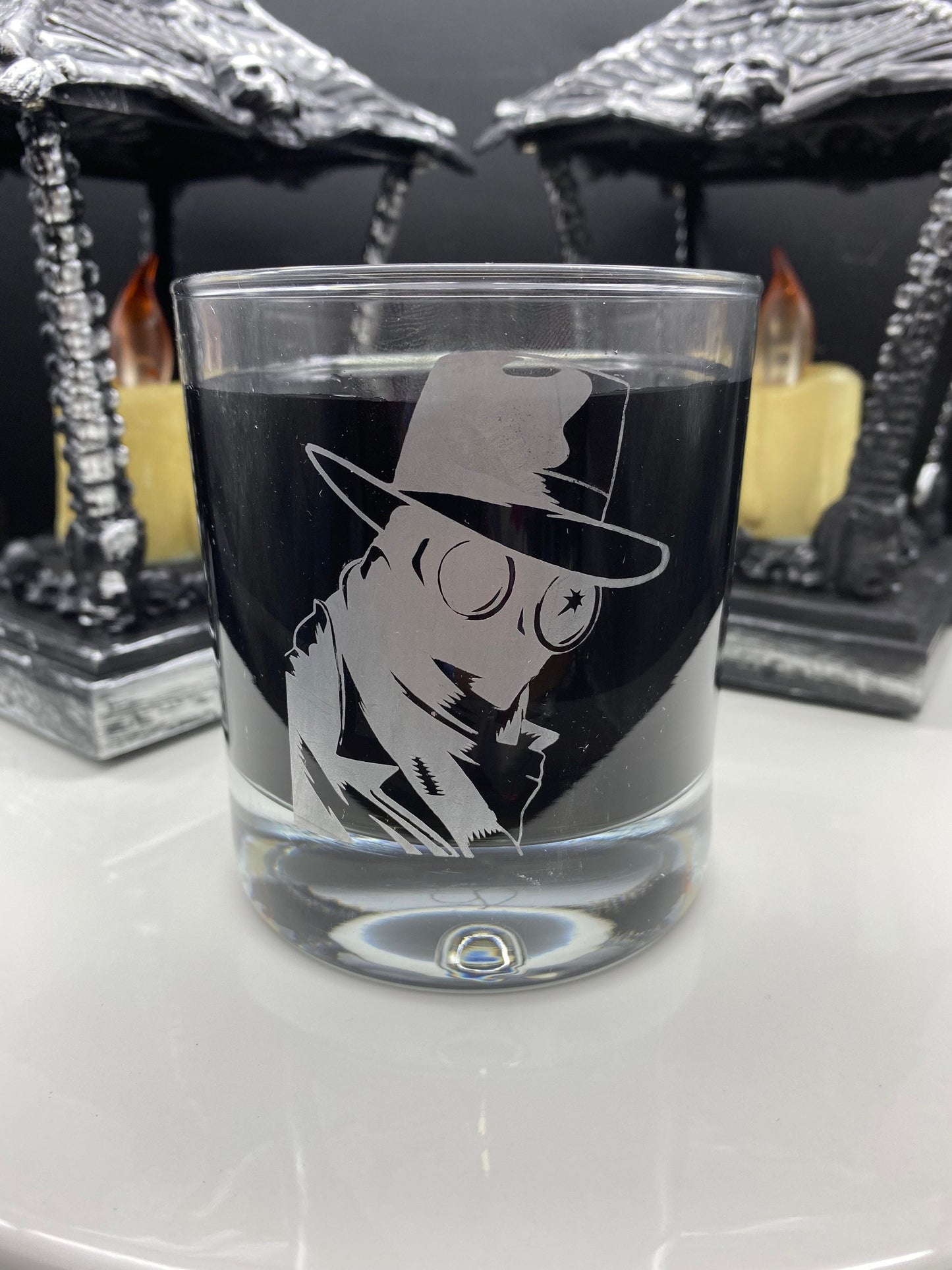 Classic Monsters Drinking Glass Set/ Universal Monsters Drinking Glass Set/ Frankenstein/ Bride/ Creature/ Invisible Man/ Phantom/ Mummy