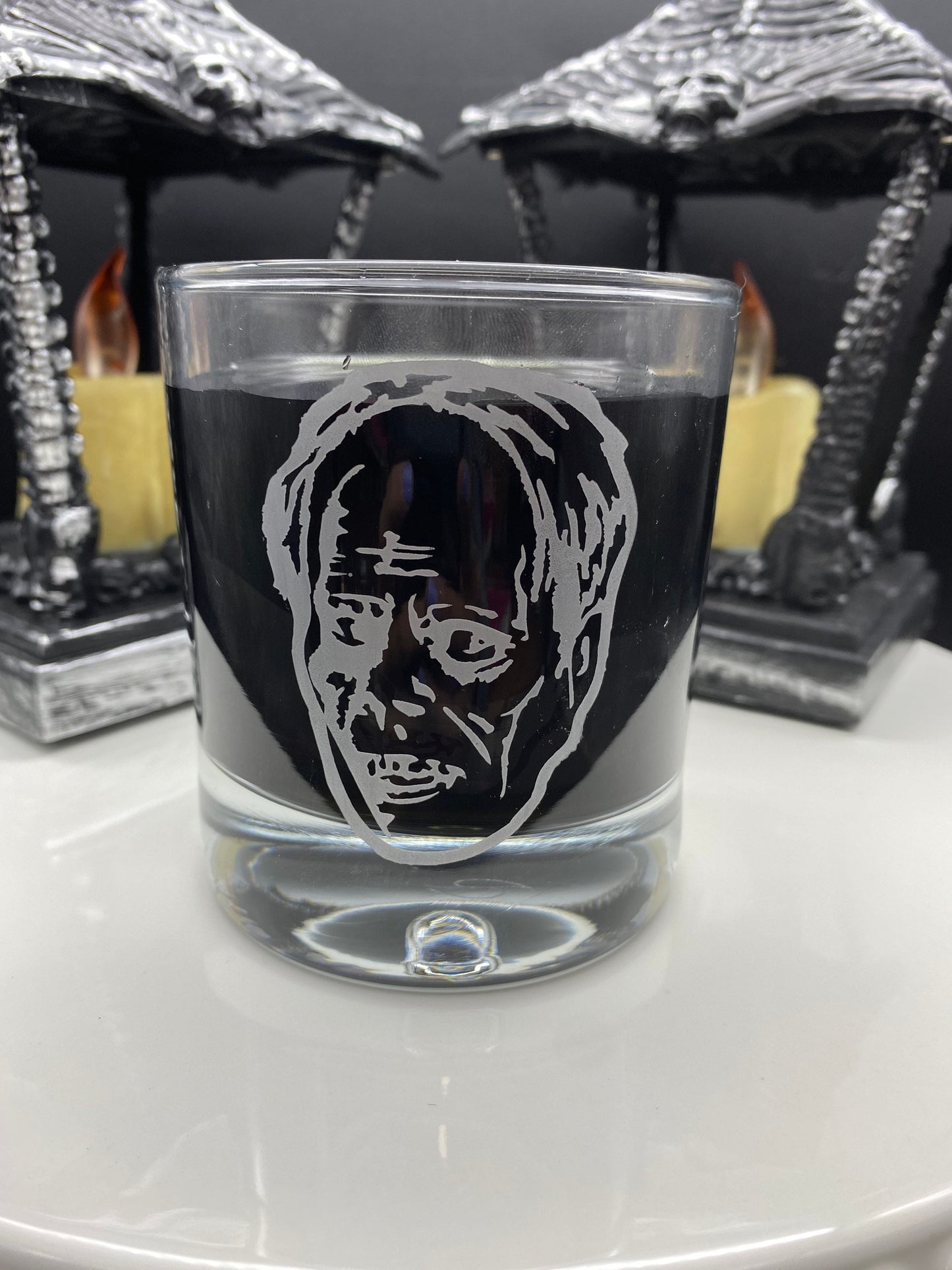 Classic Monsters Drinking Glass Set/ Universal Monsters Drinking Glass Set/ Frankenstein/ Bride/ Creature/ Invisible Man/ Phantom/ Mummy
