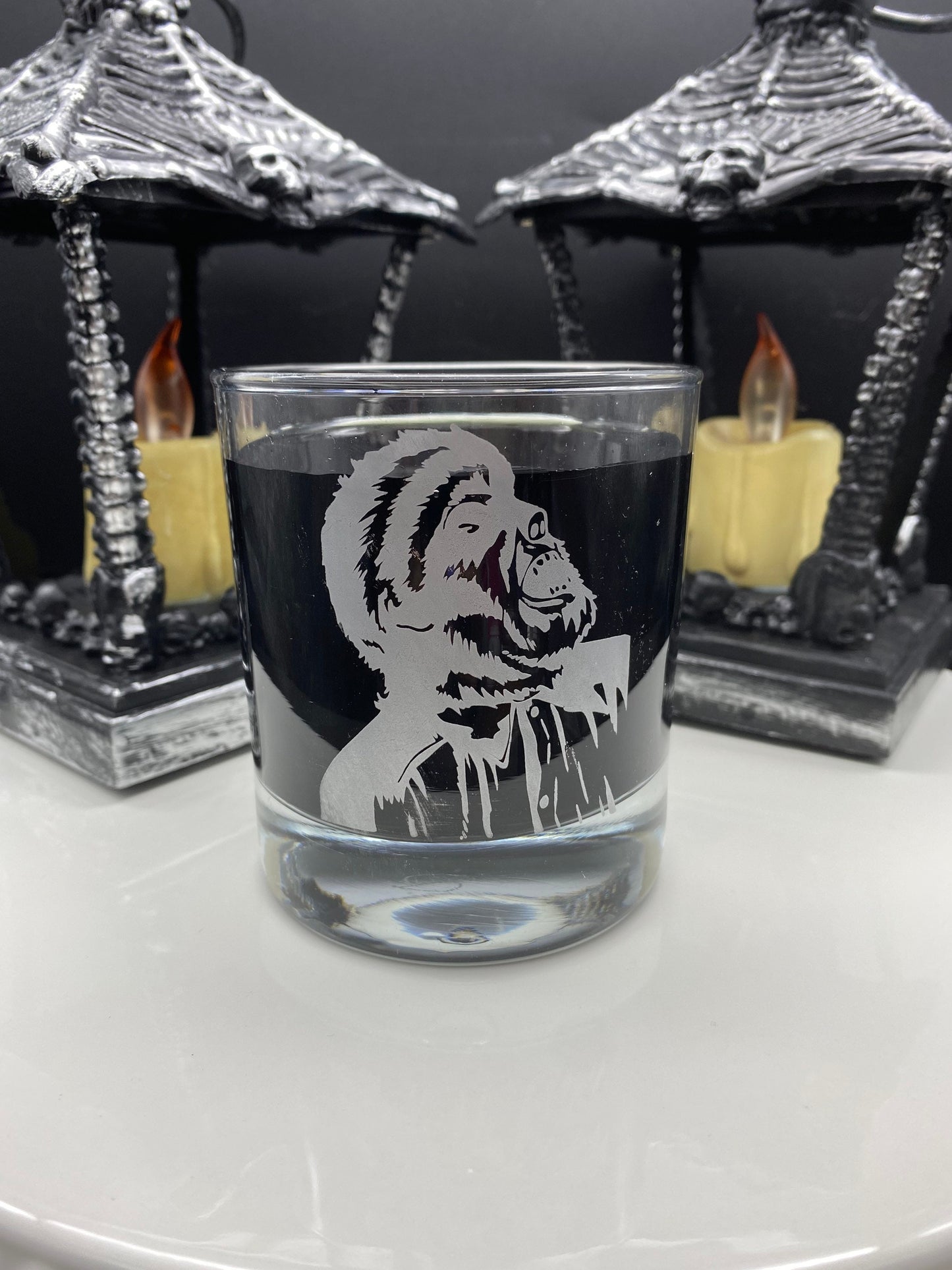 Classic Monsters Drinking Glass Set/ Universal Monsters Drinking Glass Set/ Frankenstein/ Bride/ Creature/ Invisible Man/ Phantom/ Mummy