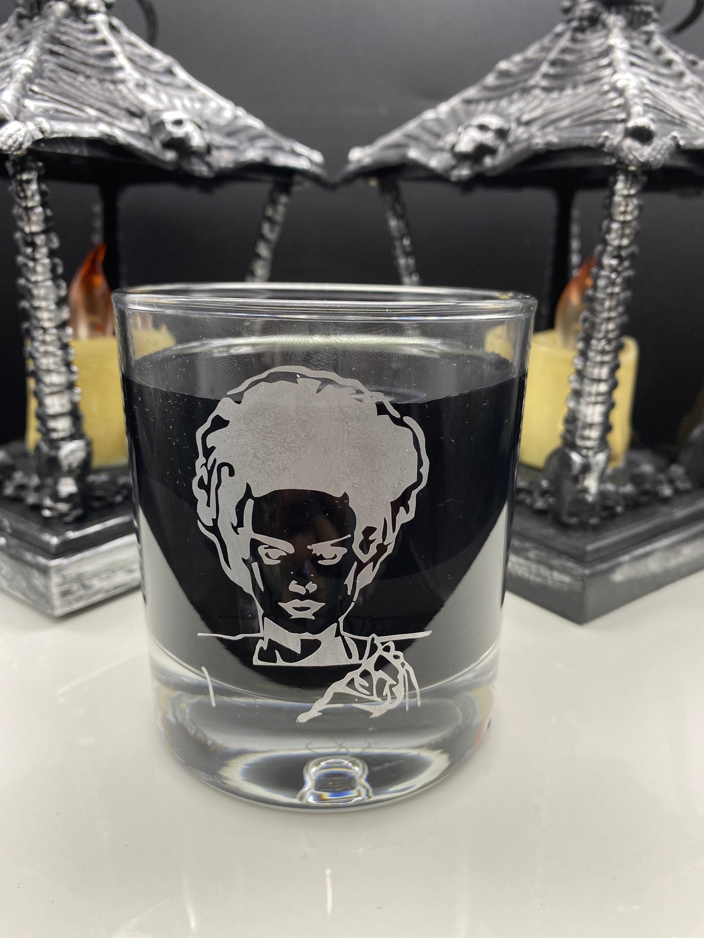 Classic Monsters Drinking Glass Set/ Universal Monsters Drinking Glass Set/ Frankenstein/ Bride/ Creature/ Invisible Man/ Phantom/ Mummy