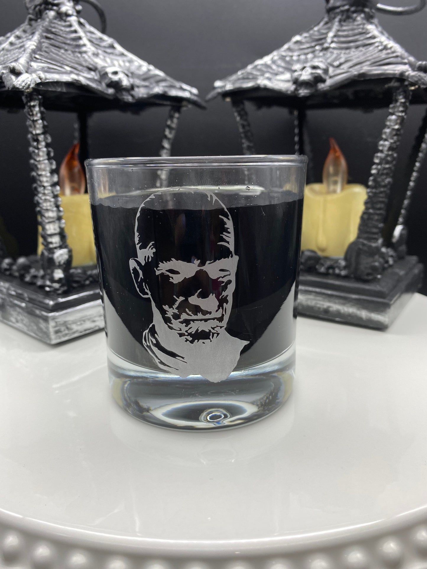 Classic Monsters Drinking Glass Set/ Universal Monsters Drinking Glass Set/ Frankenstein/ Bride/ Creature/ Invisible Man/ Phantom/ Mummy