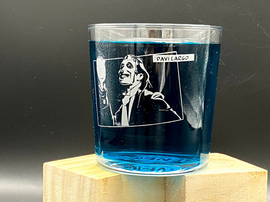 Pop Culture Glass/ Repo! Drinking Glass/ Pavi Largo Glass/ Repo! Whiskey Glass/ Repo Fan Art/ Repo-Man Art/ Repo! The Genetic Opera/ barware