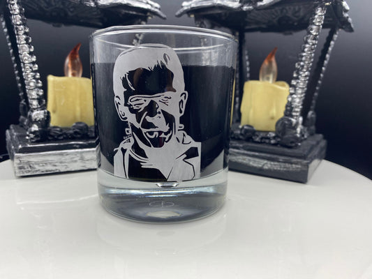 Frankenstein’s Monster Drinking Glass/ Frankenstein Cocktail glass/ Frankenstein Highball Glass/ Classic Monsters/ Universal Monsters